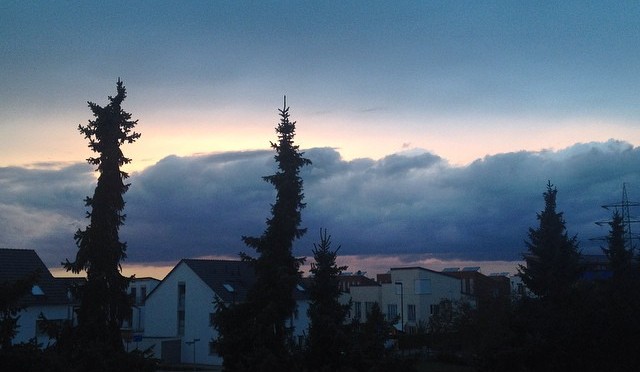 Wahnsinnswolken über #Itter